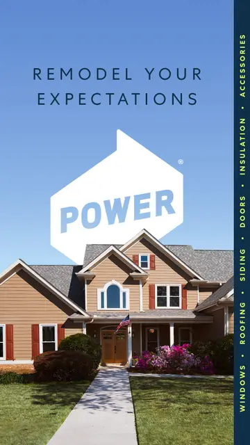 Power Home Remodeling ad: Remodel your expectations.